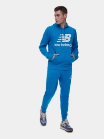 Худі та світшоти New Balance NB Essentials Stacked Logo модель MT03558SBU Фото