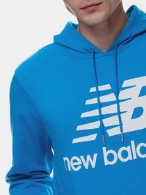 Худі та світшоти New Balance NB Essentials Stacked Logo модель MT03558SBU Фото