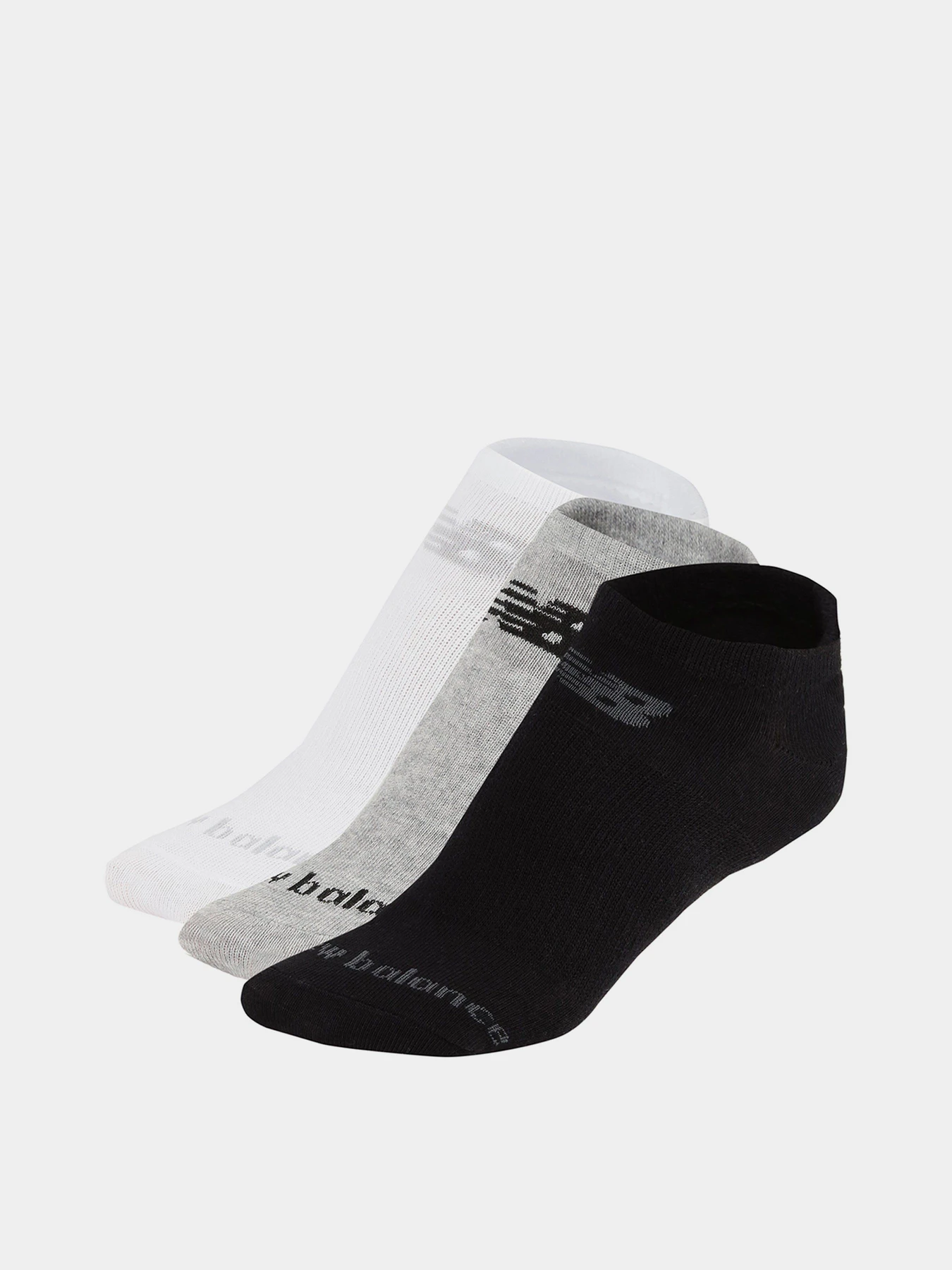Носки и гольфы New Balance Prf Cotton Flat Knit No Show 3 Pair модель LAS95123WM Фото