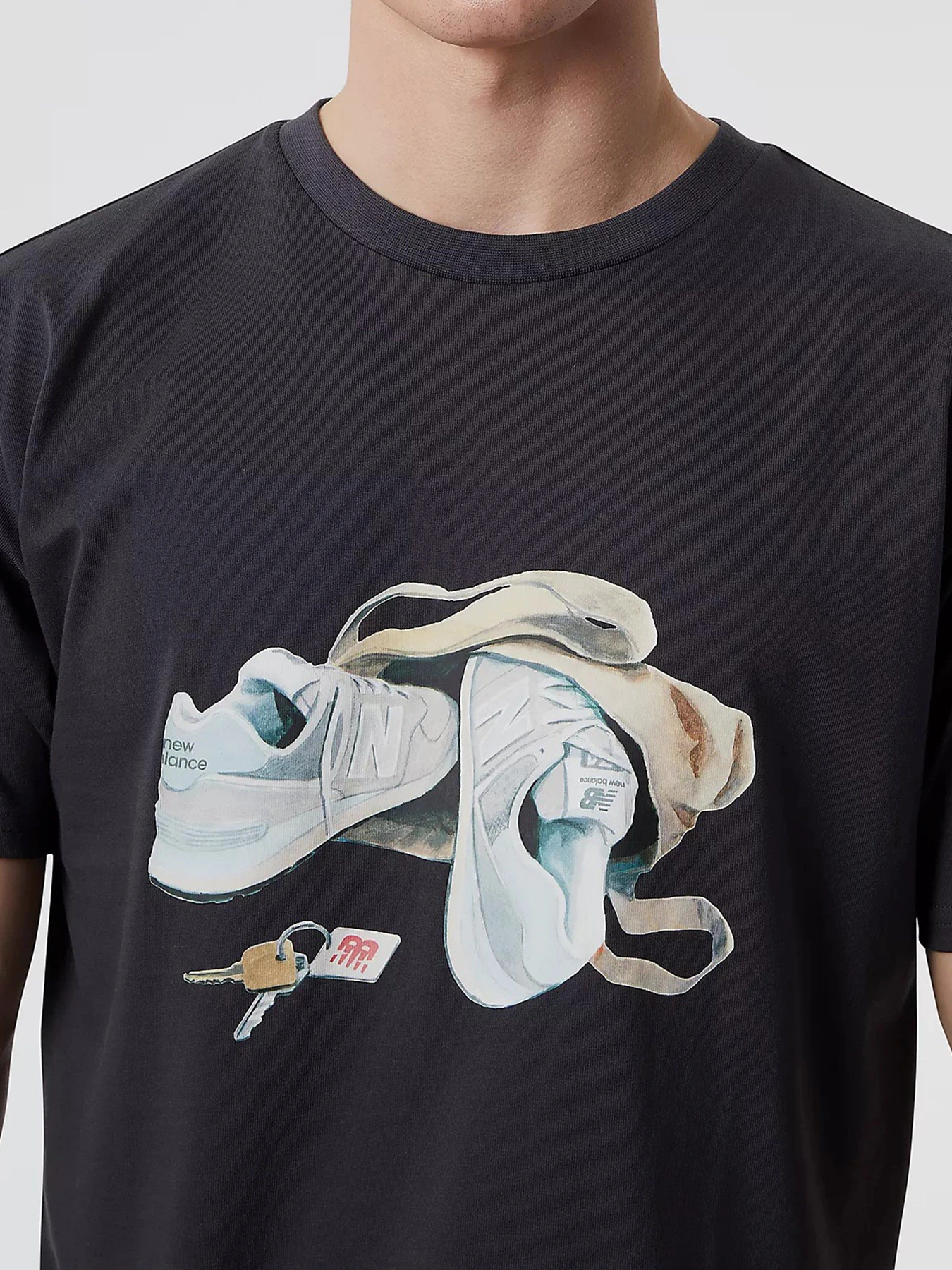 Футболки и поло New Balance Athletics Jacob Rochester Tote модель MT23554PHM Футболки и поло New Balance Athletics Jacob Rochester Tote модель MT23554PHM Фото