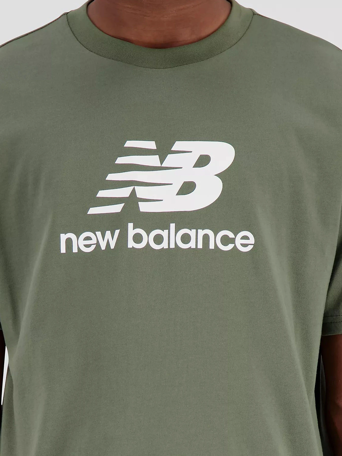 Футболки и поло New Balance Essentials Stacked Logo модель MT31541DON Фото