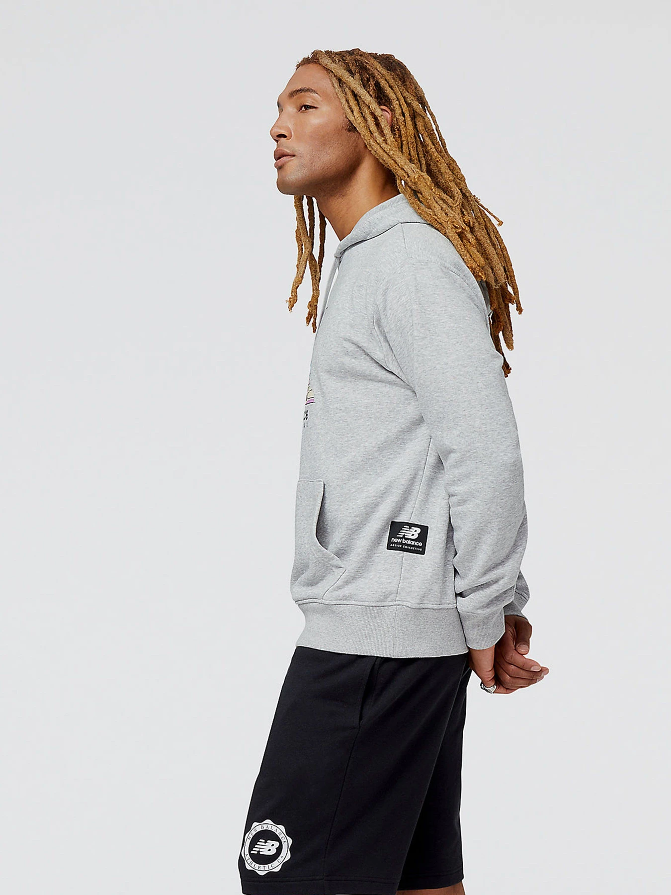 Худи и свитшоты New Balance Hoops модель MT31588AG Худи и свитшоты New Balance Hoops модель MT31588AG Фото