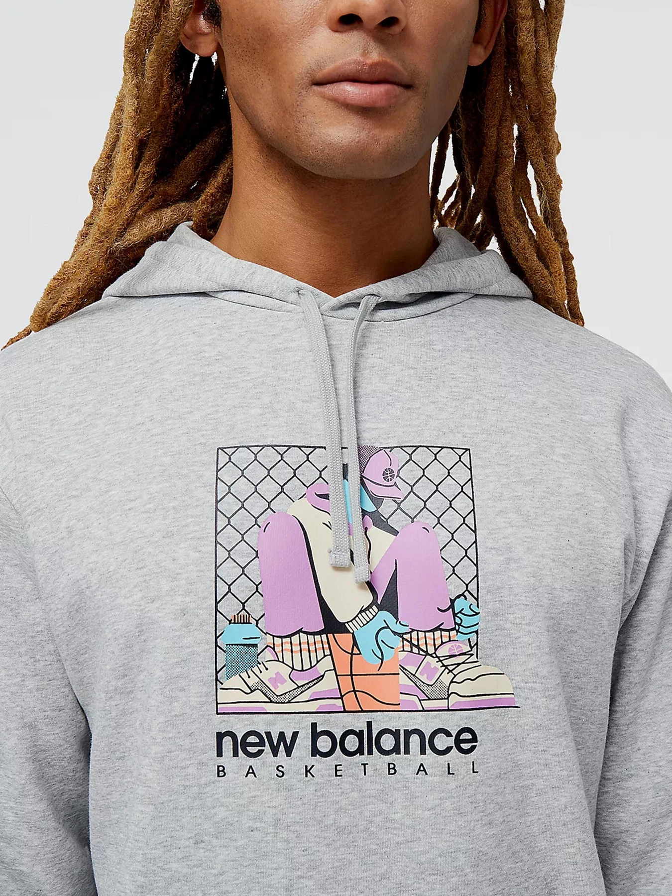 Худи и свитшоты New Balance Hoops модель MT31588AG Худи и свитшоты New Balance Hoops модель MT31588AG Фото