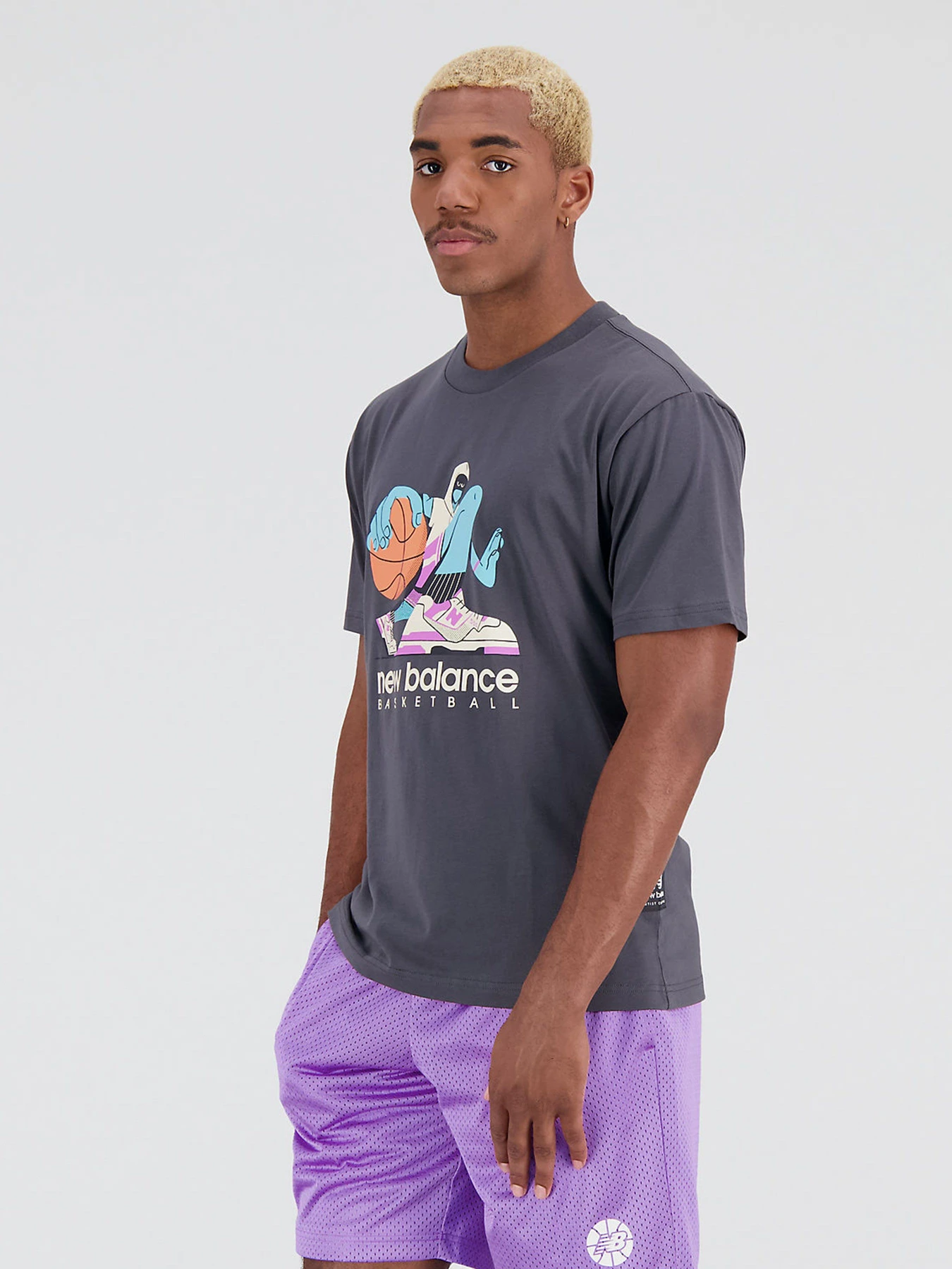 Футболки и поло New Balance Hoops Cotton модель MT31589ACK Футболки и поло New Balance Hoops Cotton модель MT31589ACK Фото