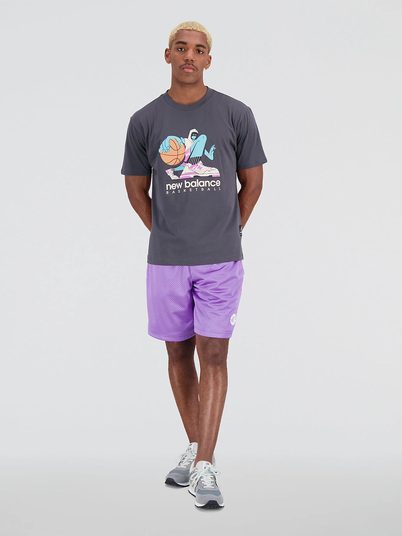 Футболки и поло New Balance Hoops Cotton модель MT31589ACK Футболки и поло New Balance Hoops Cotton модель MT31589ACK Фото