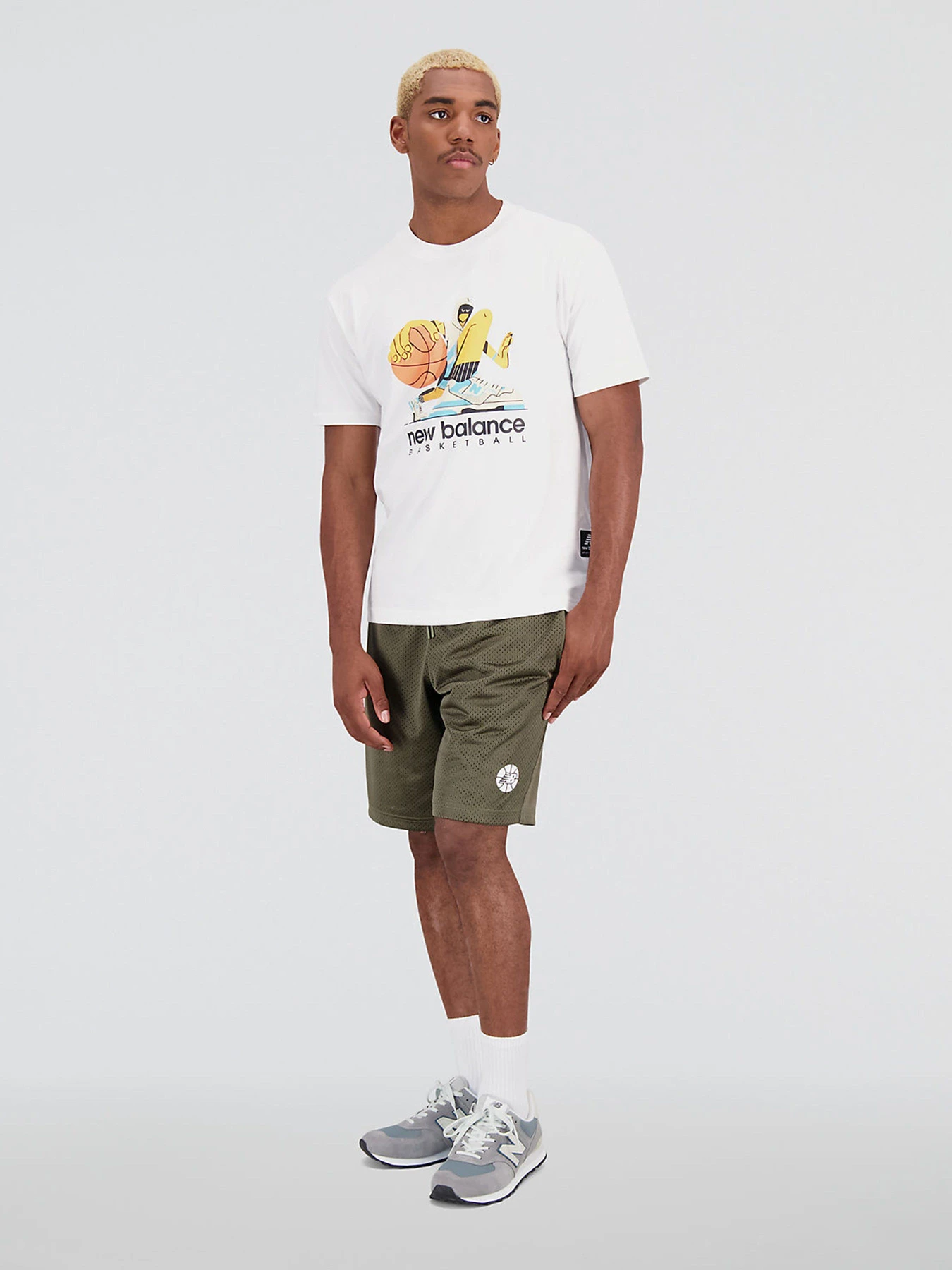 Футболки и поло New Balance Hoops Cotton модель MT31589WT Футболки и поло New Balance Hoops Cotton модель MT31589WT Фото