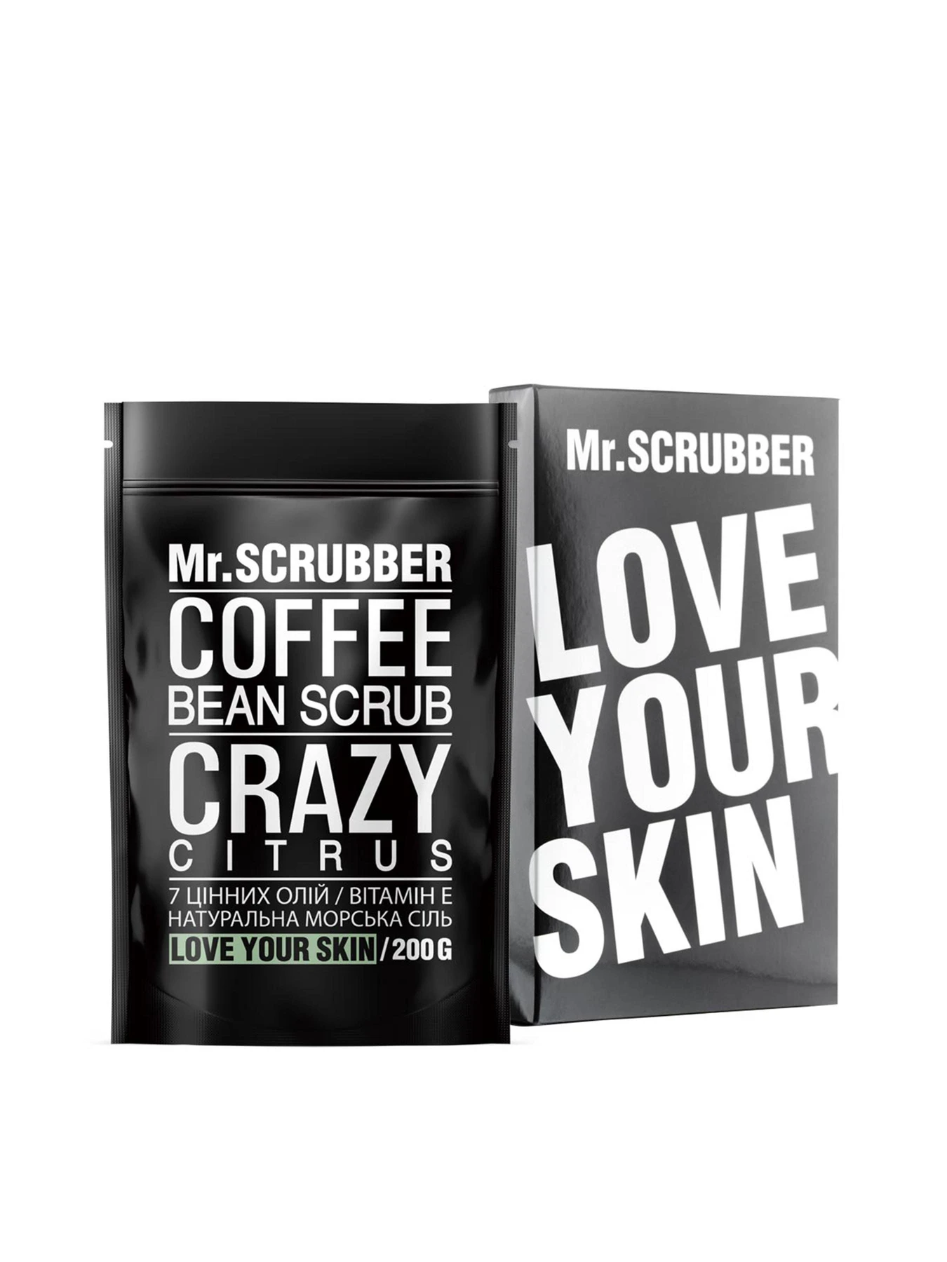 Кавовий скраб для тіла Mr.Scrubber модель 0003 Фото