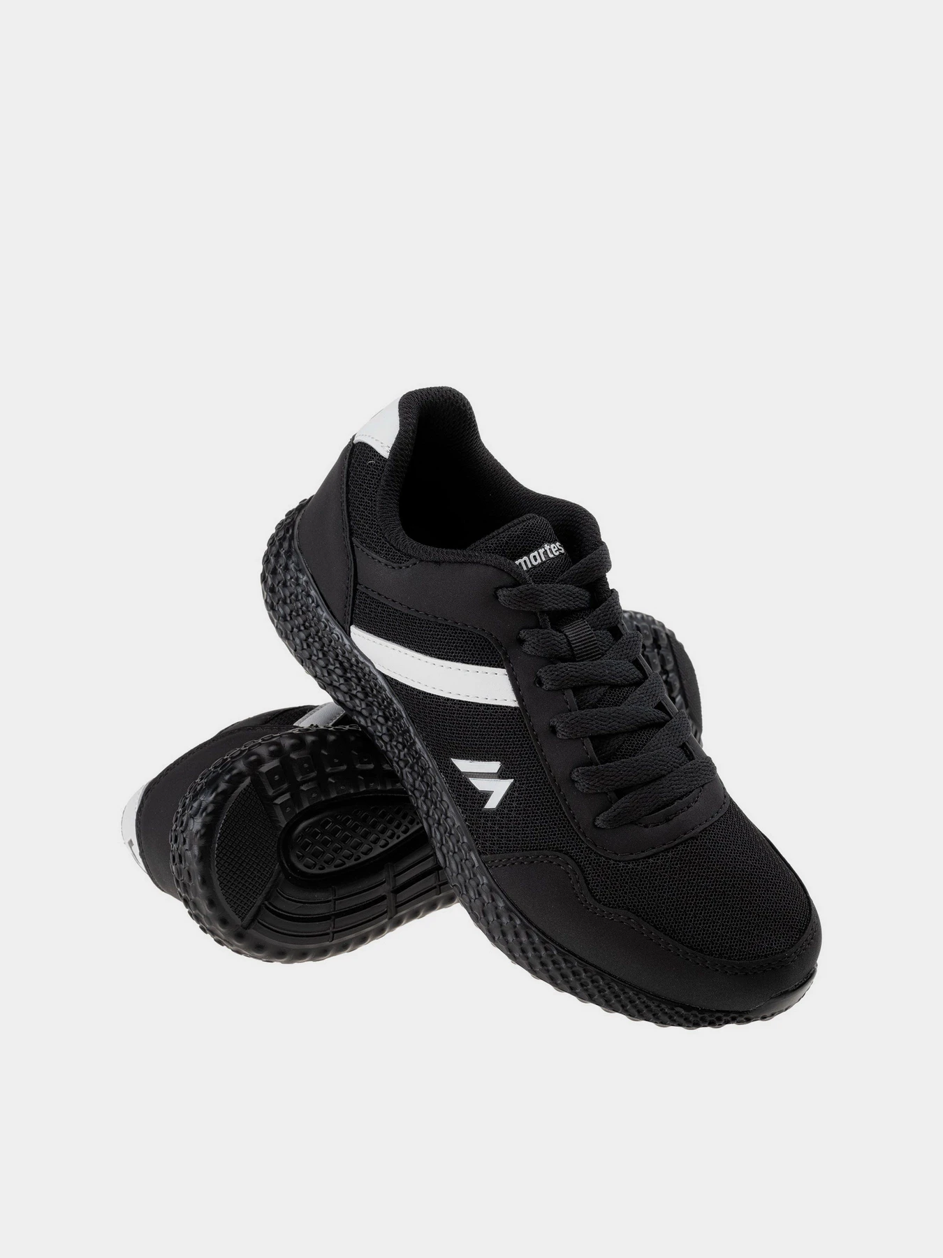 Кроссовки Martes модель MALBIEN TEEN-BLACK/WHITE Фото