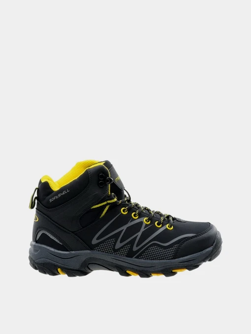 Ботинки и сапоги Martes модель RONN MID TEEN-BLK/YEL/DK GREY Фото