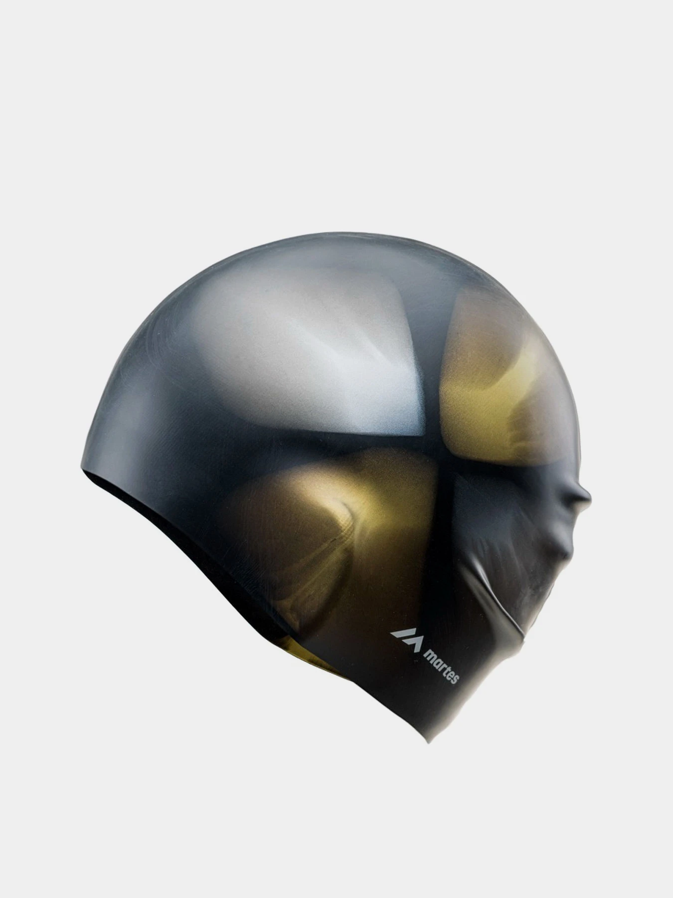 Шапочка для плавания Martes модель MULTISILI-BLACK/GOLD Фото