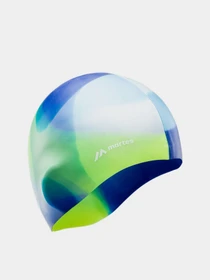Шапочка для плавания Martes модель MULTISILI-GREEN/BLUE Фото