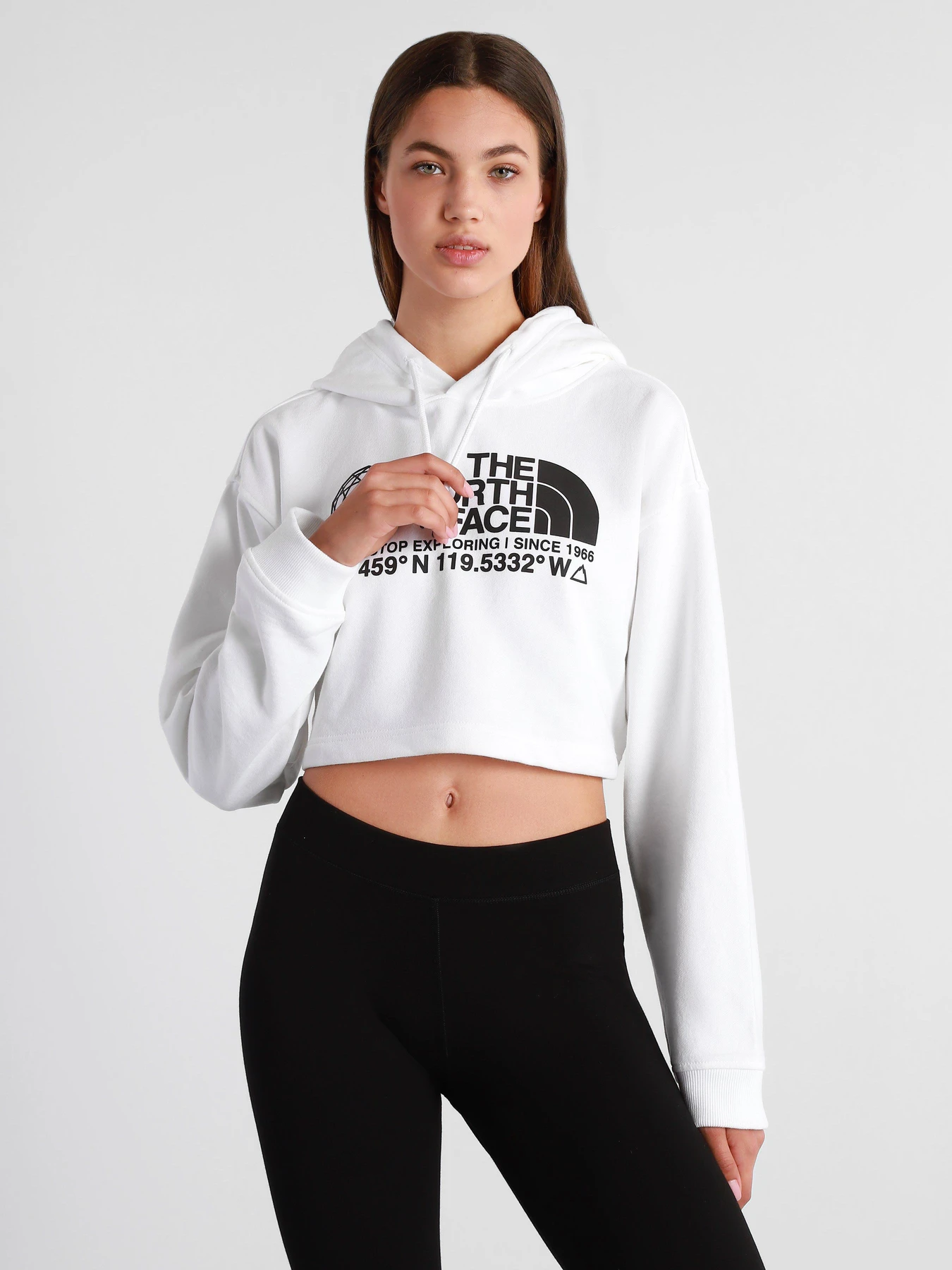 Худи и свитшоты The North Face Coordinates Crop Drop модель NF0A55UYFN41 Худи и свитшоты The North Face Coordinates Crop Drop модель NF0A55UYFN41 Фото