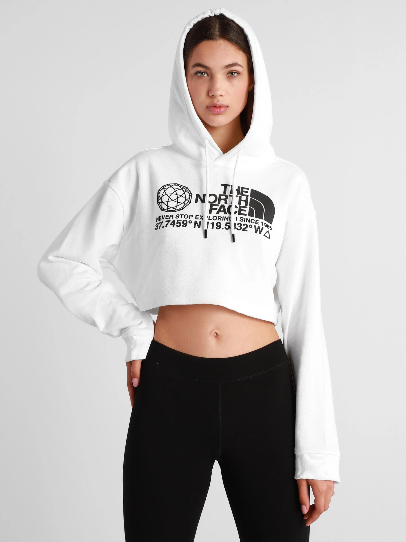 Худи и свитшоты The North Face Coordinates Crop Drop модель NF0A55UYFN41 Худи и свитшоты The North Face Coordinates Crop Drop модель NF0A55UYFN41 Фото