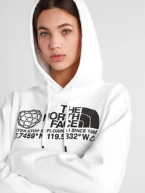 Худи и свитшоты The North Face Coordinates Crop Drop модель NF0A55UYFN41 Фото