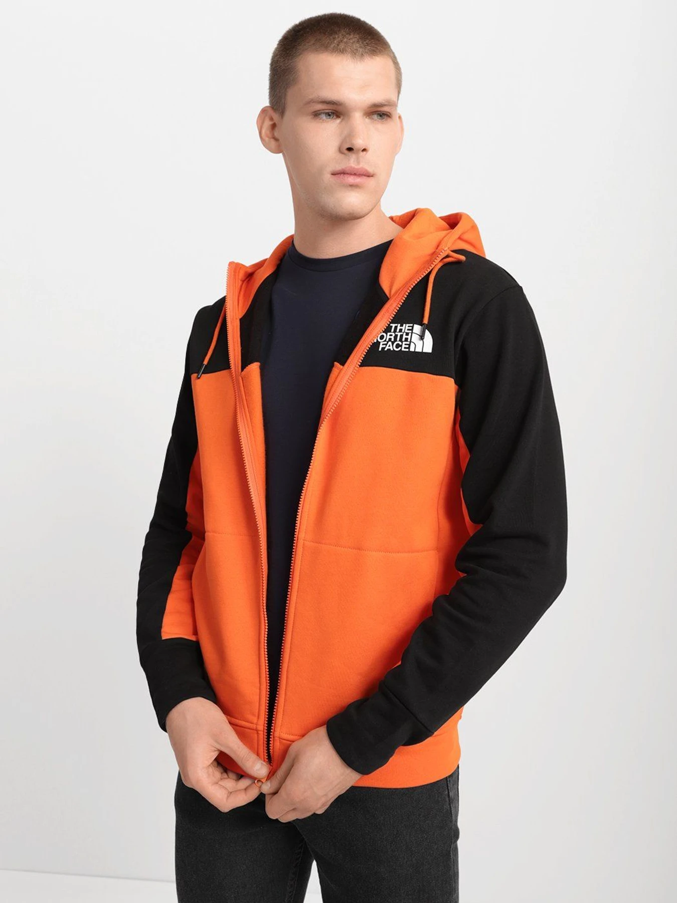 Худи и свитшоты The North Face Himalayan Full Zip модель NF0A4SWMA6M1 Фото