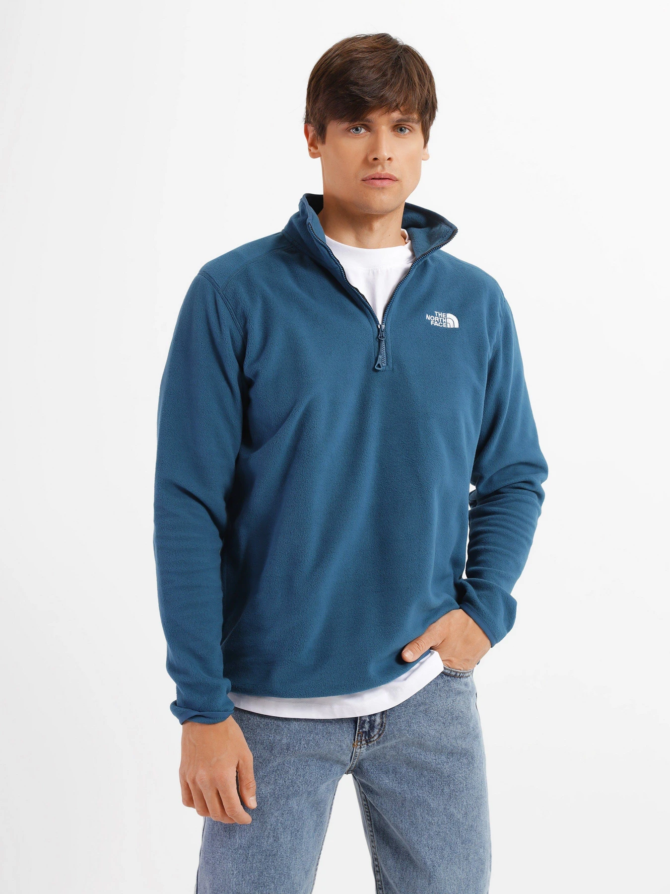 Худі та світшоти The North Face 100 Glacier 1/4 Zip Zip модель NF0A5IHPBH71 Худі та світшоти The North Face 100 Glacier 1/4 Zip Zip модель NF0A5IHPBH71 Фото