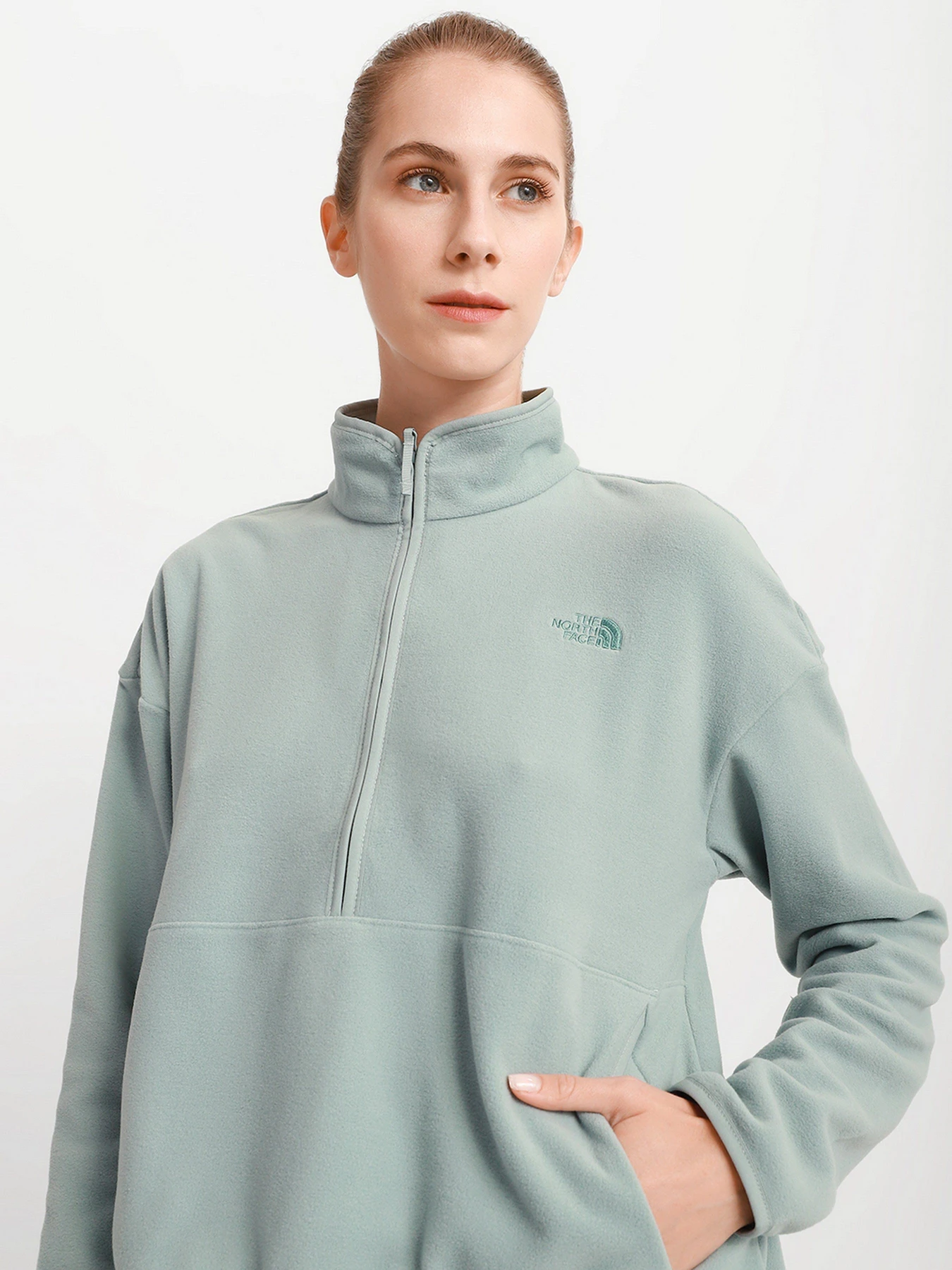 Худи и свитшоты The North Face TKA Glacier Crop модель NF0A5GB50LK1 Худи и свитшоты The North Face TKA Glacier Crop модель NF0A5GB50LK1 Фото