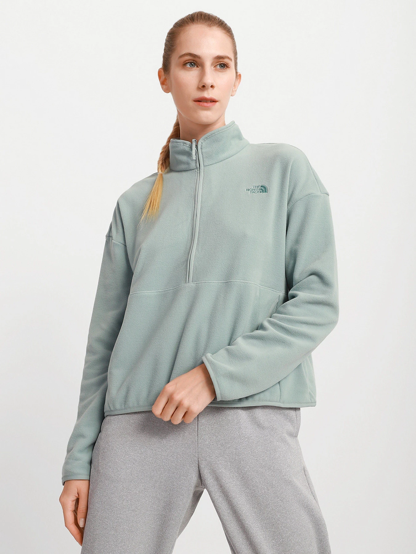 Худи и свитшоты The North Face TKA Glacier Crop модель NF0A5GB50LK1 Худи и свитшоты The North Face TKA Glacier Crop модель NF0A5GB50LK1 Фото