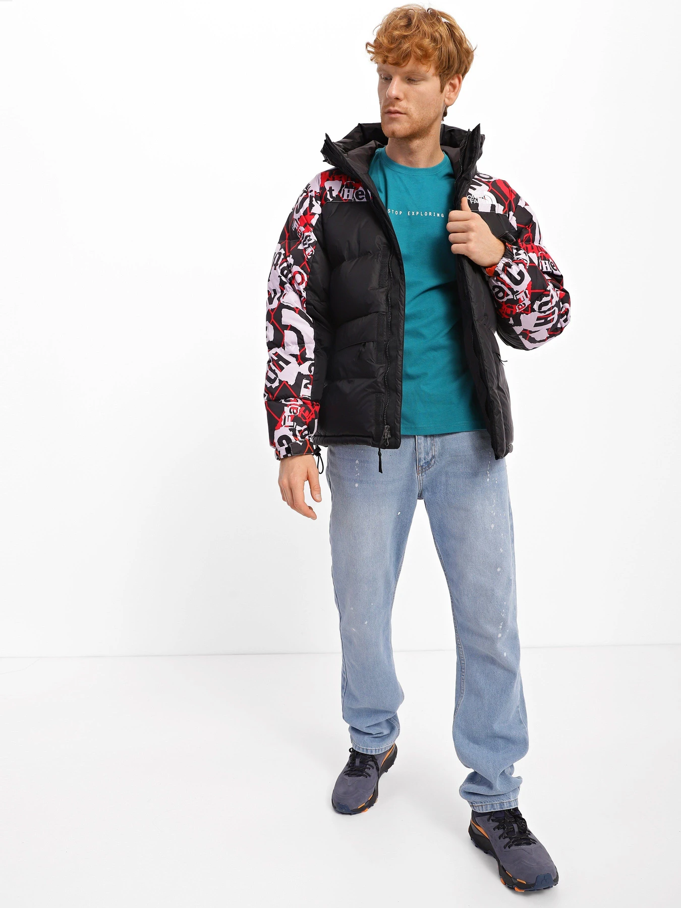 Куртки та дублянки The North Face Printed Himalayan Down модель NF0A5J1J99A1 Куртки та дублянки The North Face Printed Himalayan Down модель NF0A5J1J99A1 Фото