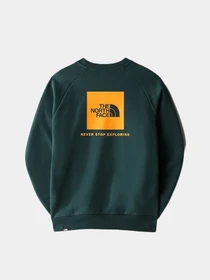 Худі та світшоти The North Face Raglan Red Box модель NF0A4SZ9D7V1 Фото