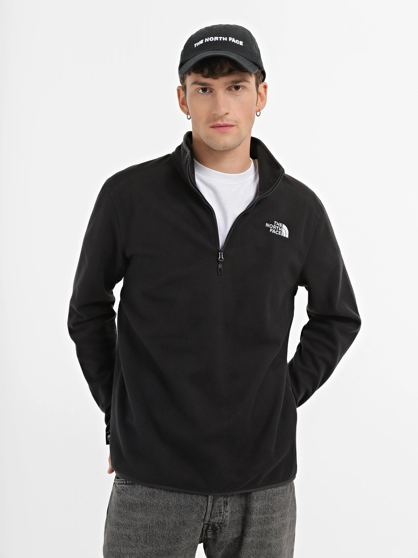 Худі та світшоти The North Face 100 GLACIER 1/4 ZIP модель NF0A855WJK31 Худі та світшоти The North Face 100 GLACIER 1/4 ZIP модель NF0A855WJK31 Фото