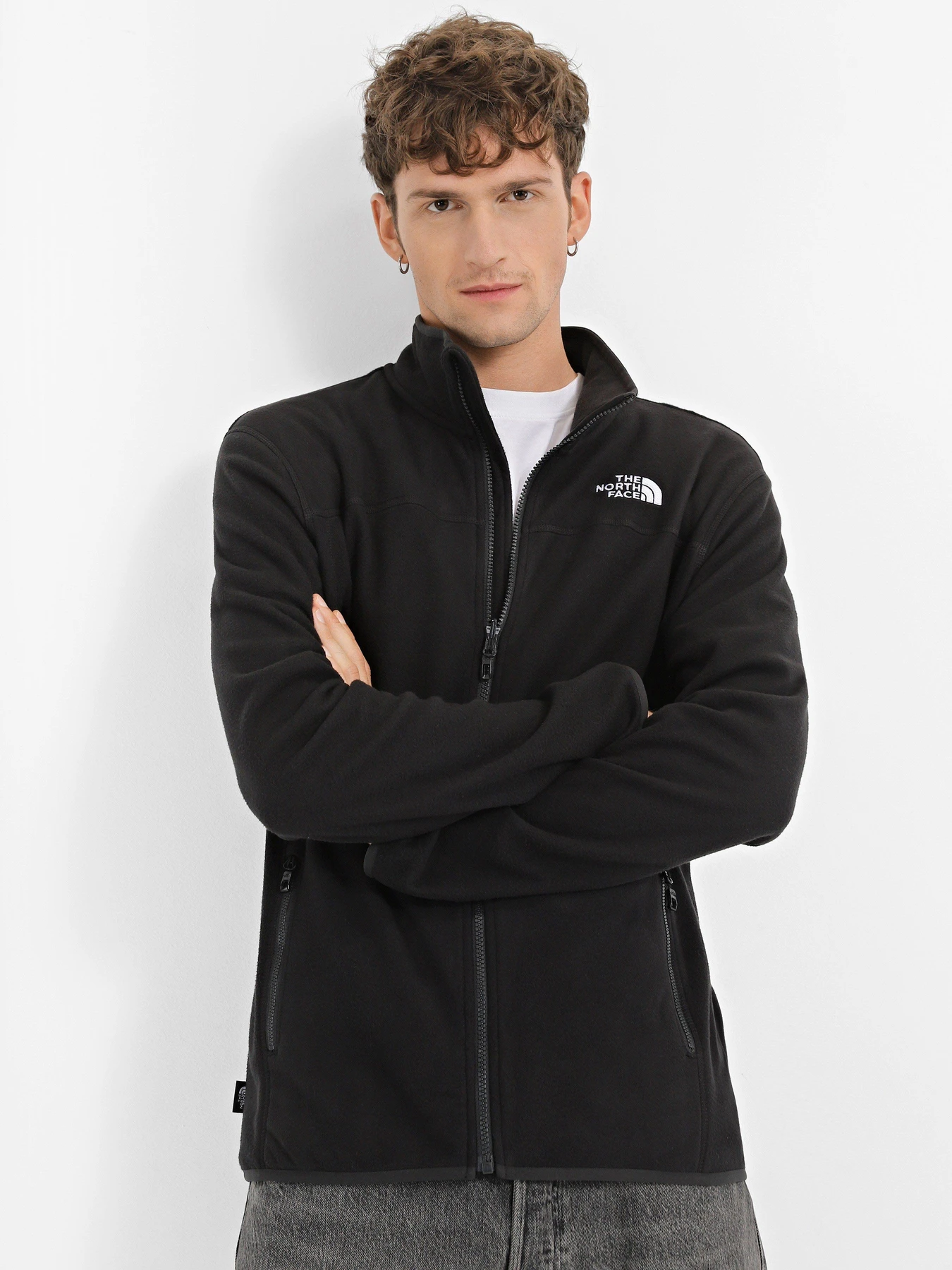 Худи и свитшоты The North Face 100 Glacier Full Zip модель NF0A855XJK31 Фото