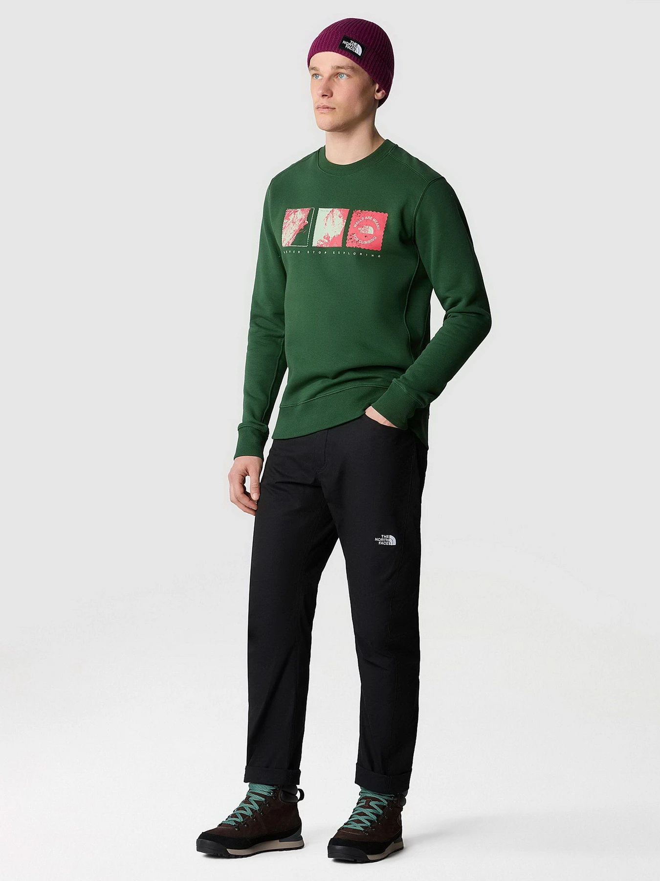 Худи и свитшоты The North Face Outdoor Graphic Crew модель NF0A8523I0P1 Худи и свитшоты The North Face Outdoor Graphic Crew модель NF0A8523I0P1 Фото