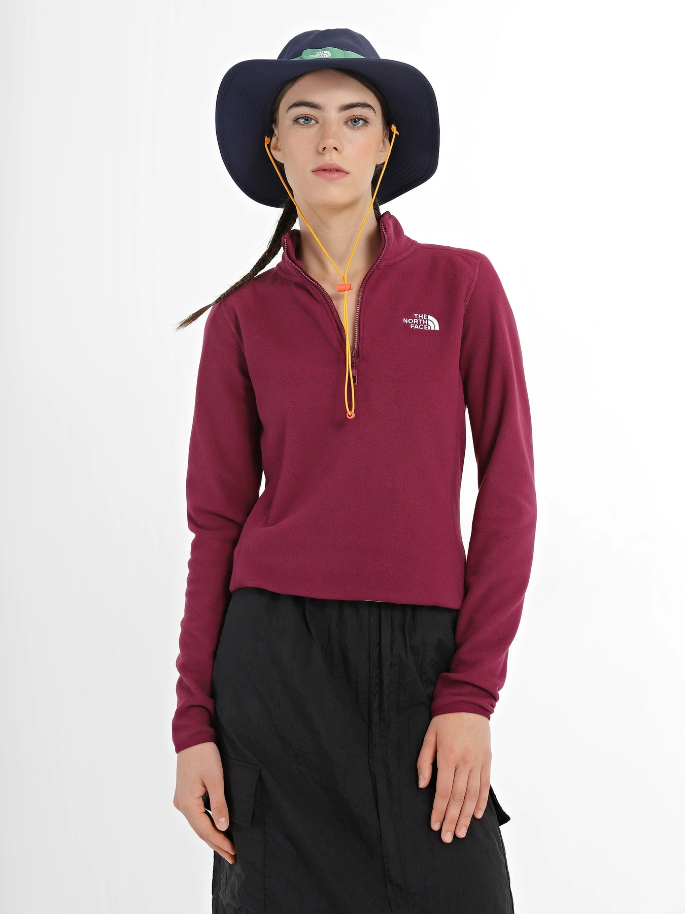 Худи и свитшоты The North Face 100 GLACIER 1/4 ZIP модель NF0A855MI0H1 Худи и свитшоты The North Face 100 GLACIER 1/4 ZIP модель NF0A855MI0H1 Фото