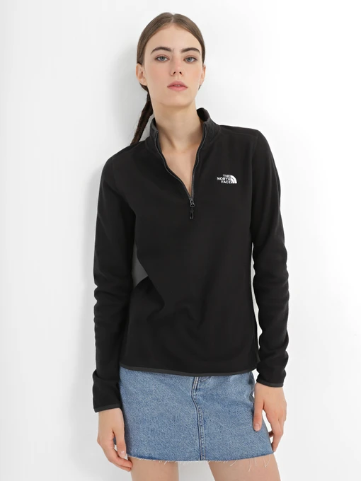 Худи и свитшоты The North Face 100 GLACIER 1/4 ZIP модель NF0A855MJK31 Фото