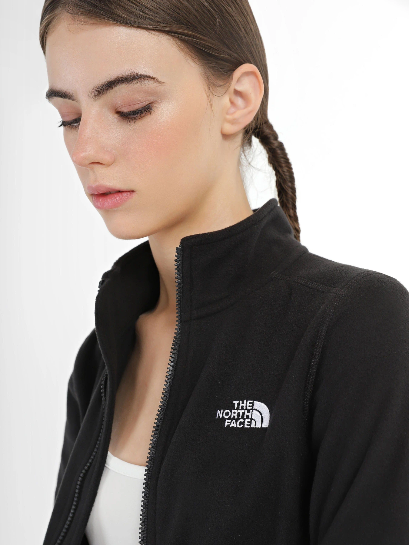 Худи и свитшоты The North Face 100 GLACIER ZIP модель NF0A855OJK31 Фото
