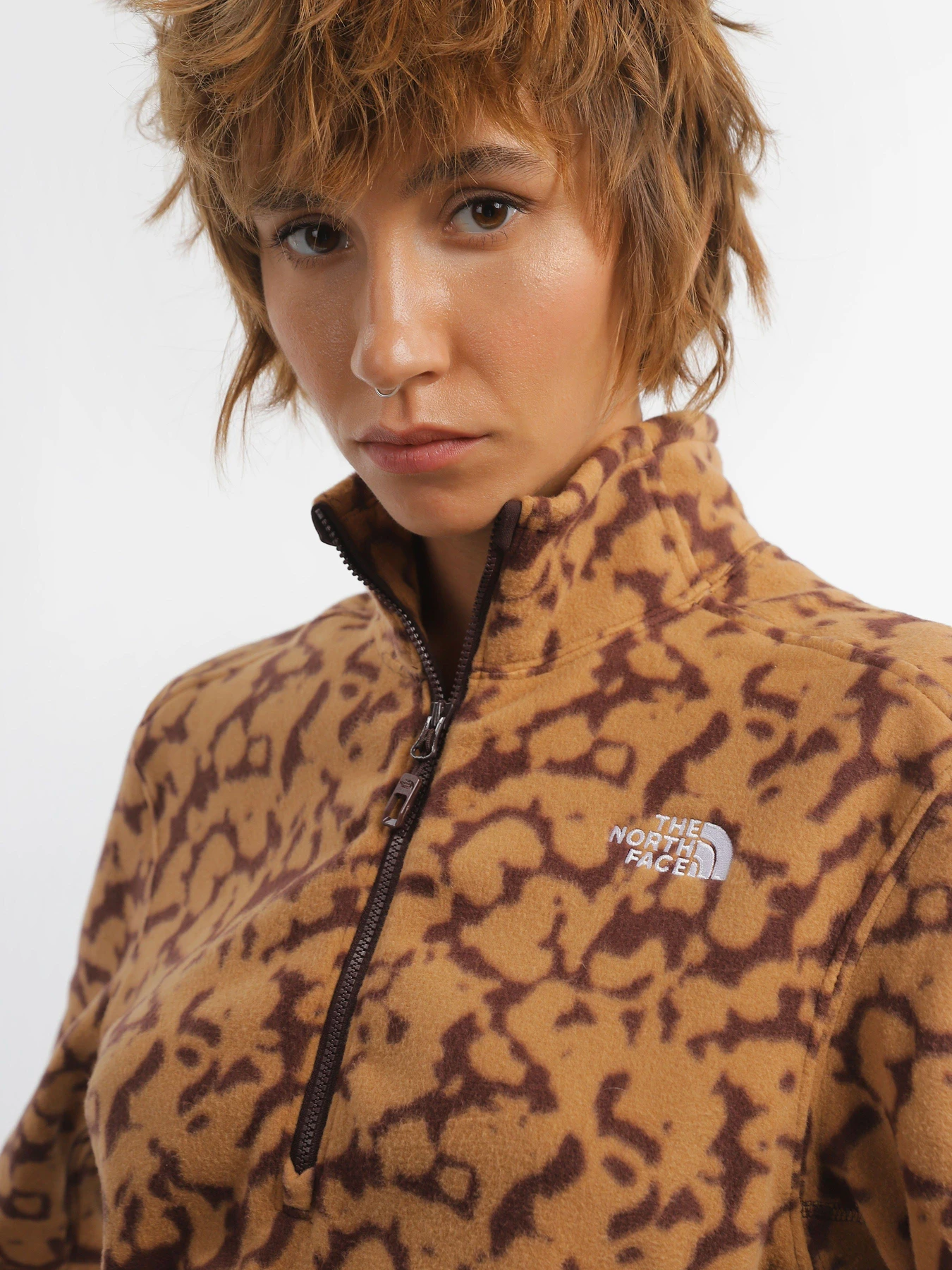 Худі та світшоти The North Face 100 Glacier Printed Half Zip модель NF0A8593OLW1 Худі та світшоти The North Face 100 Glacier Printed Half Zip модель NF0A8593OLW1 Фото