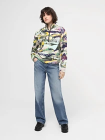 Худи и свитшоты The North Face W 100 Glacier Printed Half Zip модель NF0A8593RZI1 Фото