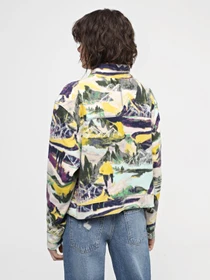 Худи и свитшоты The North Face W 100 Glacier Printed Half Zip модель NF0A8593RZI1 Фото