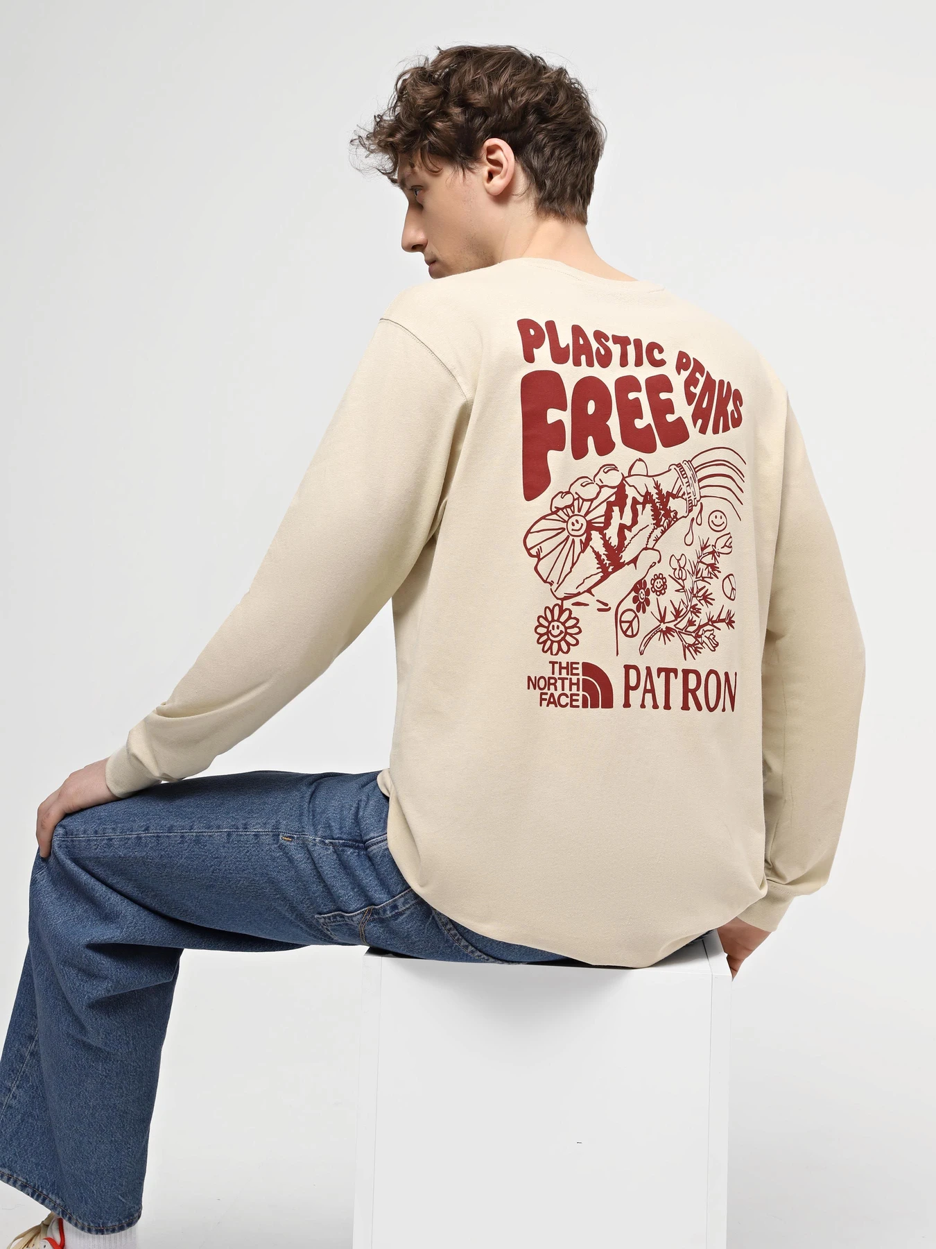 Худи и свитшоты The North Face M Nature L/S Tee модель NF0A87DW3X41 Фото