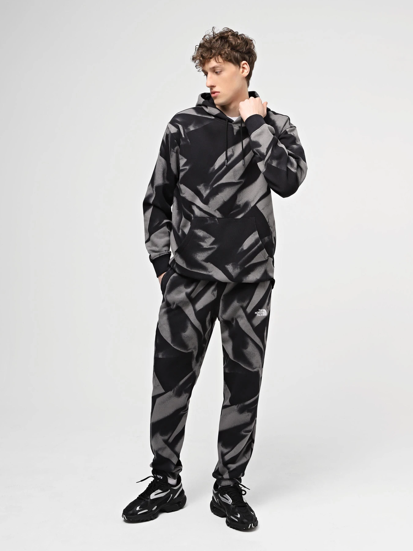 Брюки The North Face M Essential Jogger Print модель NF0A881JSIF1 Брюки The North Face M Essential Jogger Print модель NF0A881JSIF1 Фото
