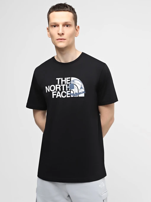 Футболки и поло The North Face M S/S Graphic Half Dome Tee модель NF0A8954JK31 Фото