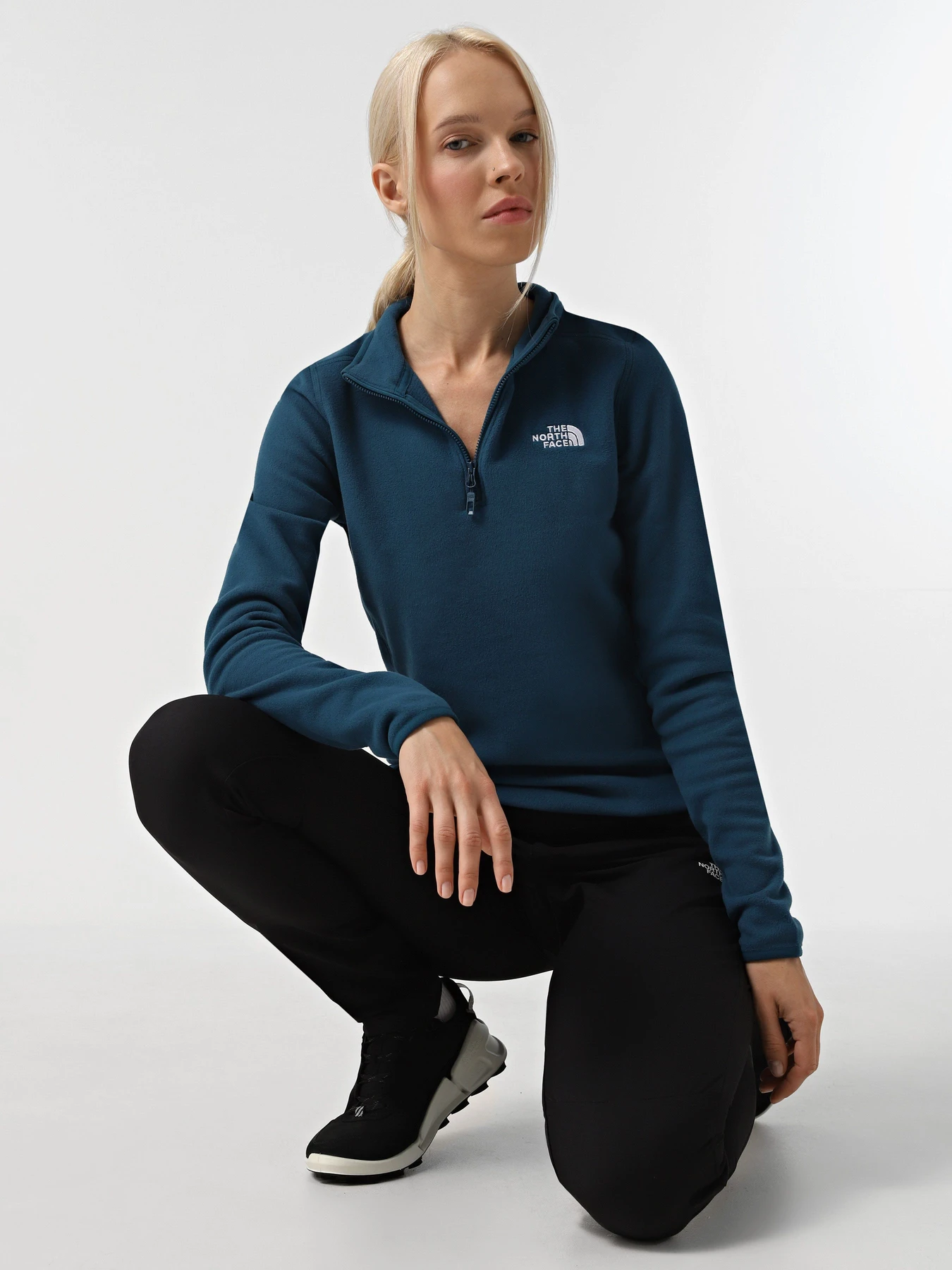 Худи и свитшоты The North Face 100 Glacier 1/4 Zip модель NF0A855M1NO1 Худи и свитшоты The North Face 100 Glacier 1/4 Zip модель NF0A855M1NO1 Фото
