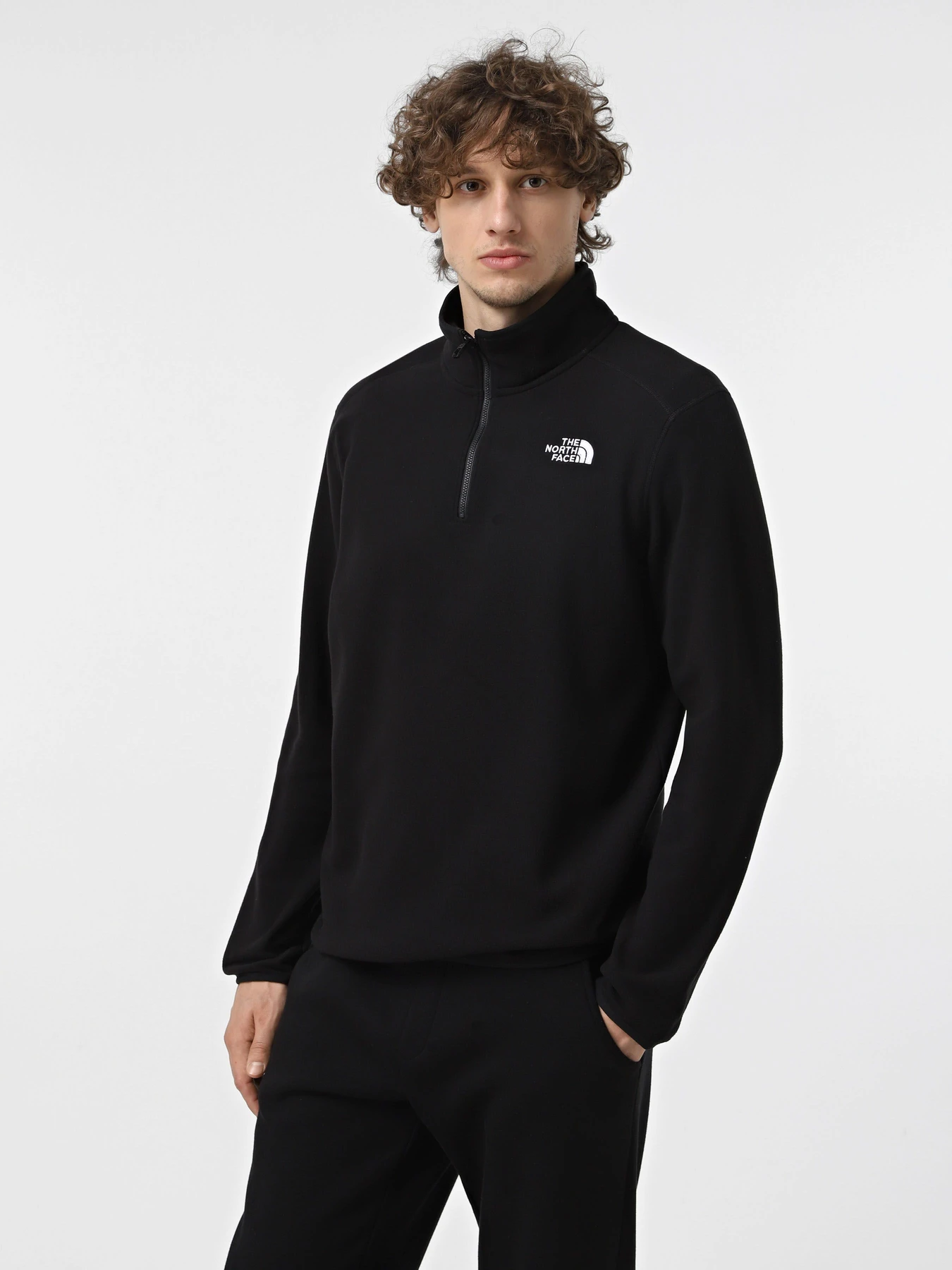 Худи и свитшоты The North Face 100 Glacier 1/4 Zip модель NF0A855W4H01 Худи и свитшоты The North Face 100 Glacier 1/4 Zip модель NF0A855W4H01 Фото