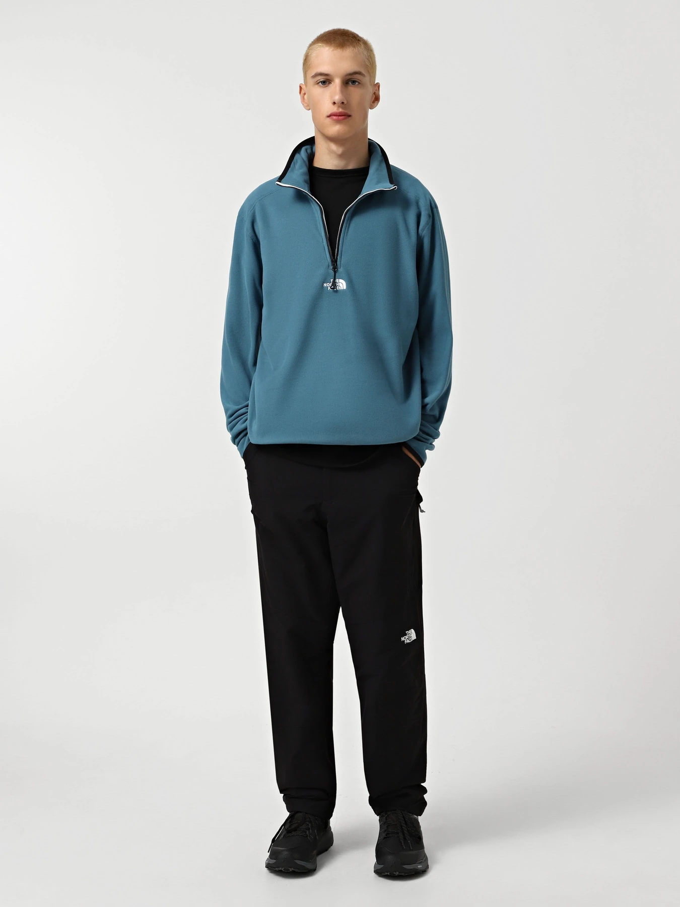 Худі та світшоти The North Face Glacier 1/4 Zip Fleece модель NF0A83I3Q311 Худі та світшоти The North Face Glacier 1/4 Zip Fleece модель NF0A83I3Q311 Фото