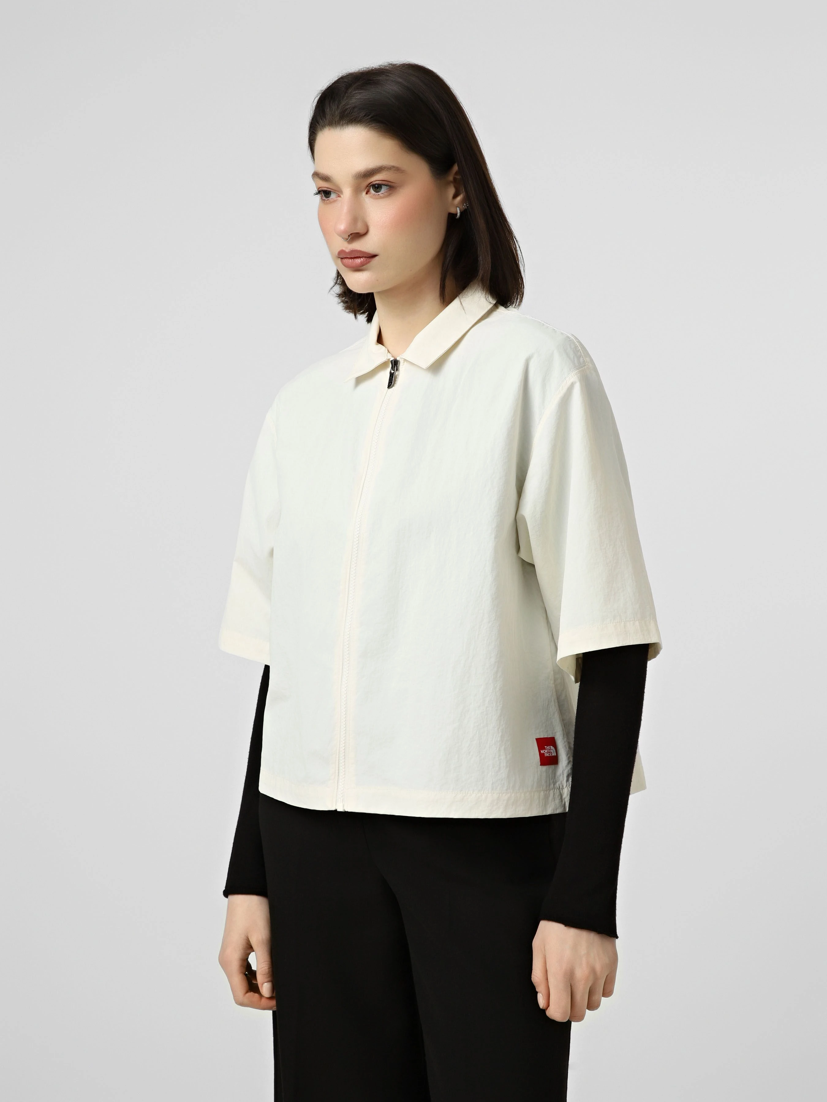 Жіноча Сорочка повсякденна The North Face W TNF RED BOX NYLON S/S SHIRT