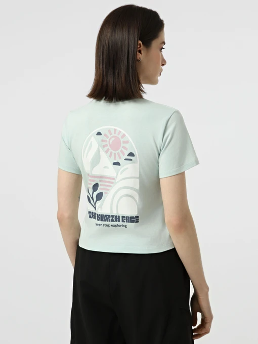 Бавовняна Жіноча Футболка The North Face W SUN REGULAR SHORT SLEEVE CUT фото 3