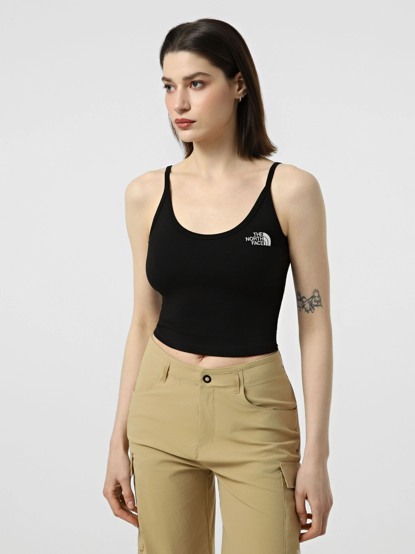 Футболки і поло The North Face W SIMPLE DOME SLIM CROP TANK модель NF0A55AQJK31 Фото