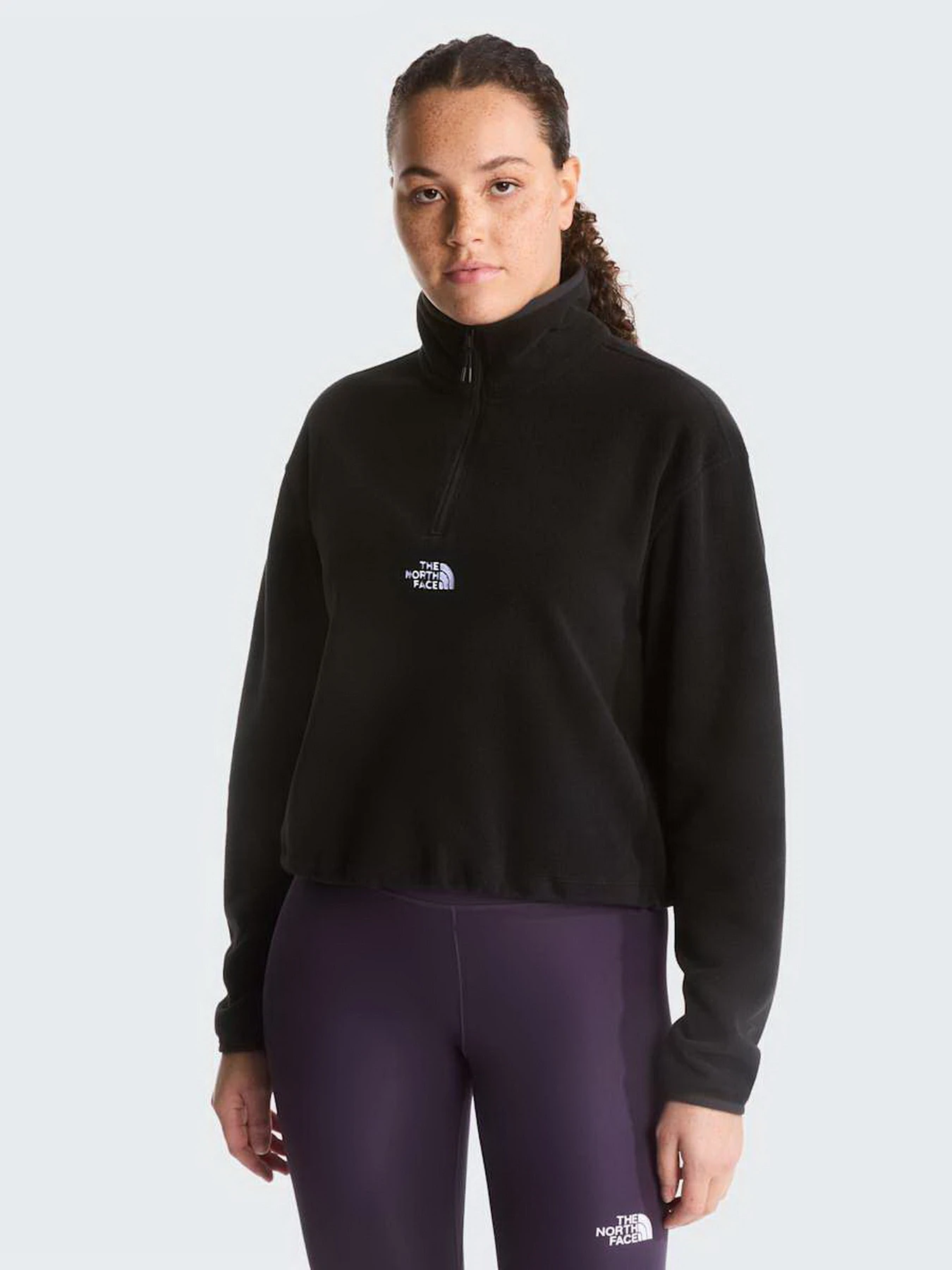 Худи и свитшоты The North Face W NOVELTY LOGO GLACIER 1/4 ZIP модель NF0A8J3ZJK31 Фото