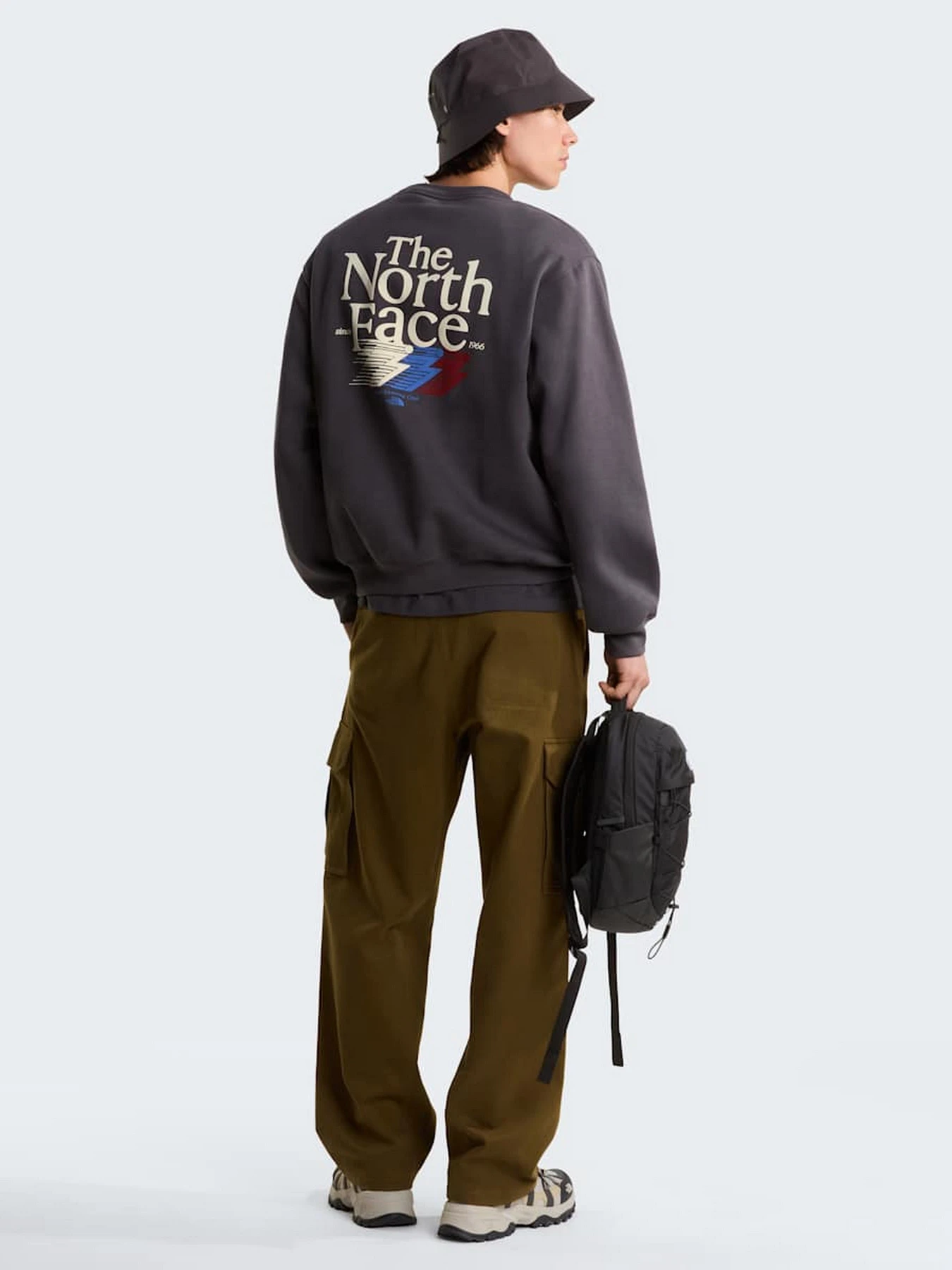 Худи и свитшоты The North Face M RETRO TRAIL RELAXED CREW - G модель NF0A8JAFRHI1 Фото