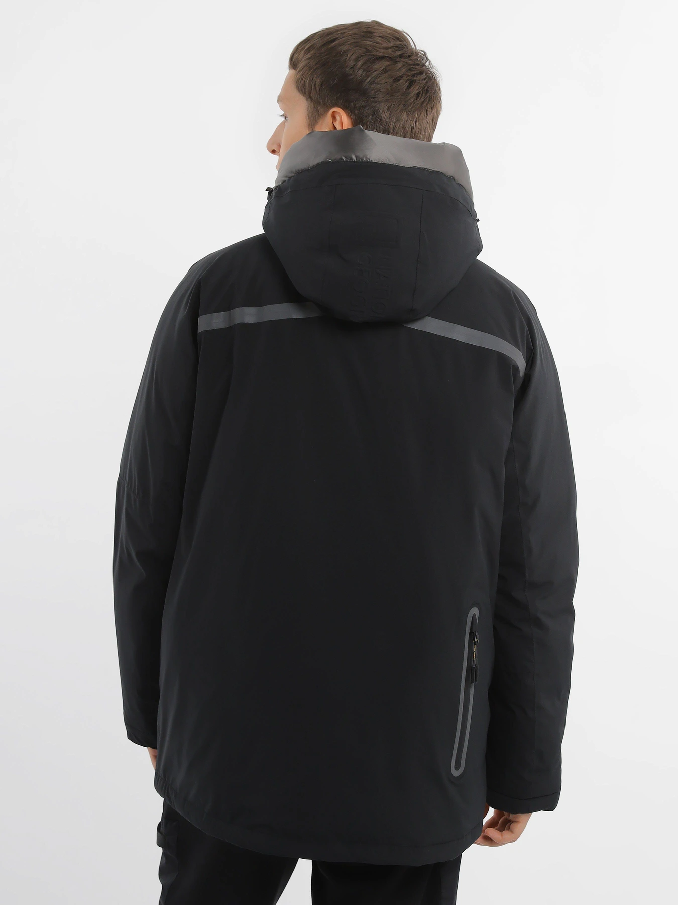 Куртки та дублянки National Geographic Iconic Explorer Hooded модель M121-01-530_чорний Фото