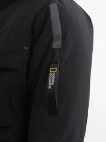 Куртки та дублянки National Geographic Iconic Explorer Hooded модель M121-01-530_чорний Фото