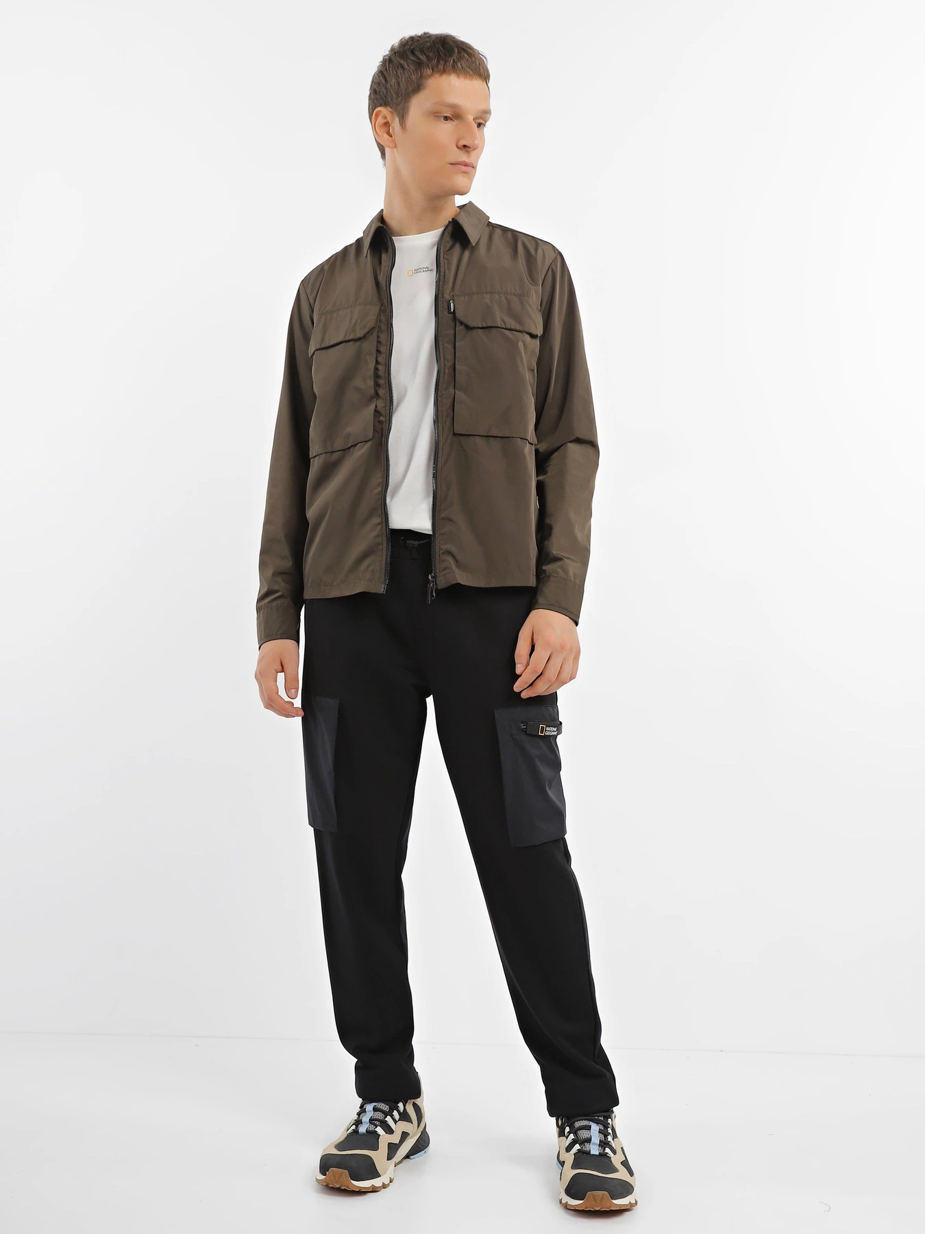 Куртки и дубленки National Geographic City Adventurer Zipped модель M121-01-532_хакі Куртки и дубленки National Geographic City Adventurer Zipped модель M121-01-532_хакі Фото