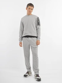 Худі та світшоти National Geographic Advanced Foundation Crew Neck модель M121-02-555_сірий комб. Фото