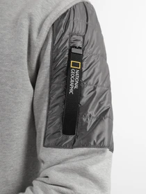 Худі та світшоти National Geographic Advanced Foundation Crew Neck модель M121-02-555_сірий комб. Фото