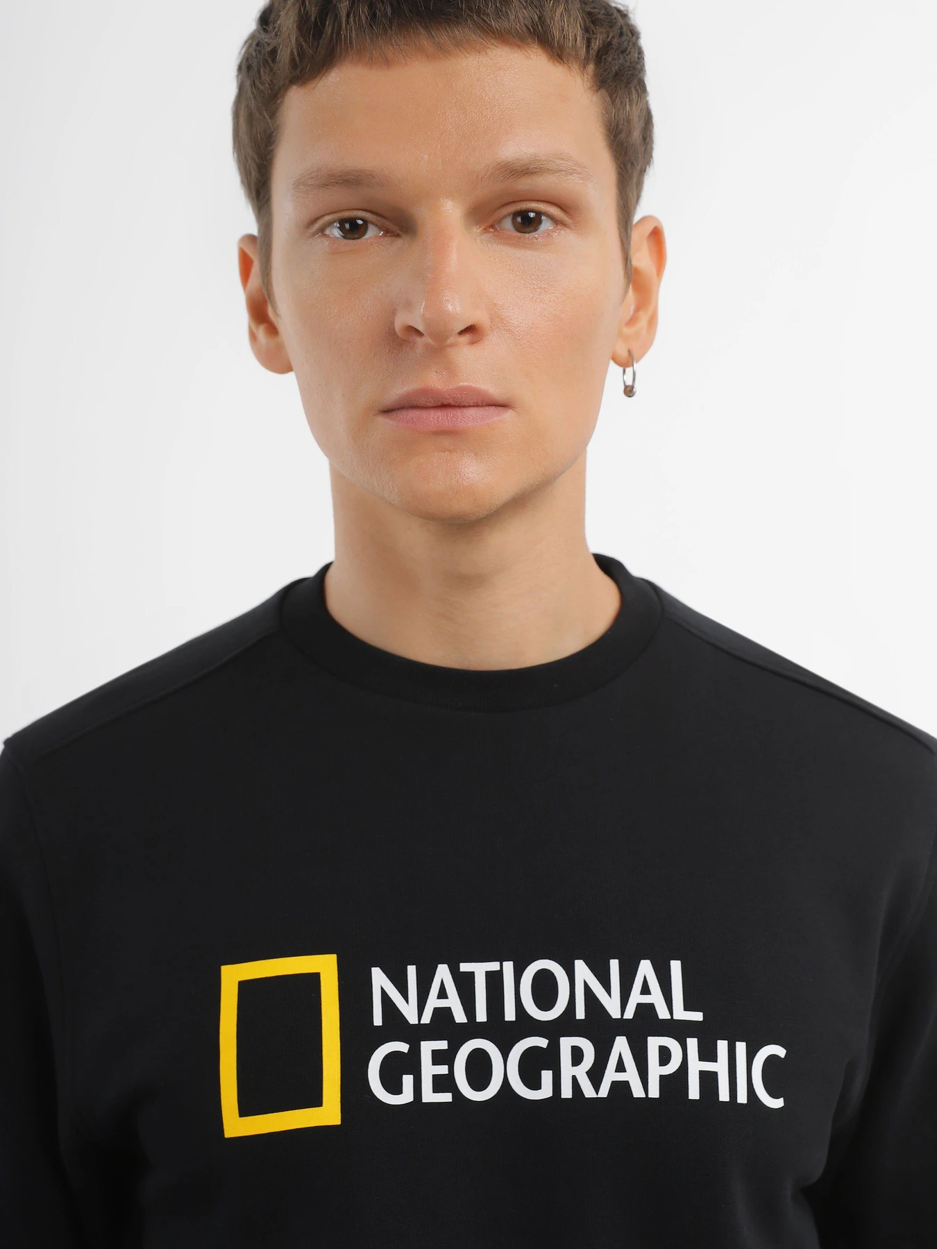 Худі та світшоти National Geographic Foundation Big Logo Crew модель M999-02-814_чорний Худі та світшоти National Geographic Foundation Big Logo Crew модель M999-02-814_чорний Фото